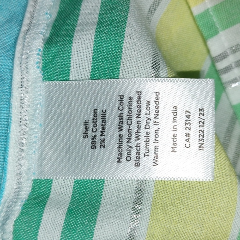 Sunny Stripe Popover NWT - Picture 5 of 7